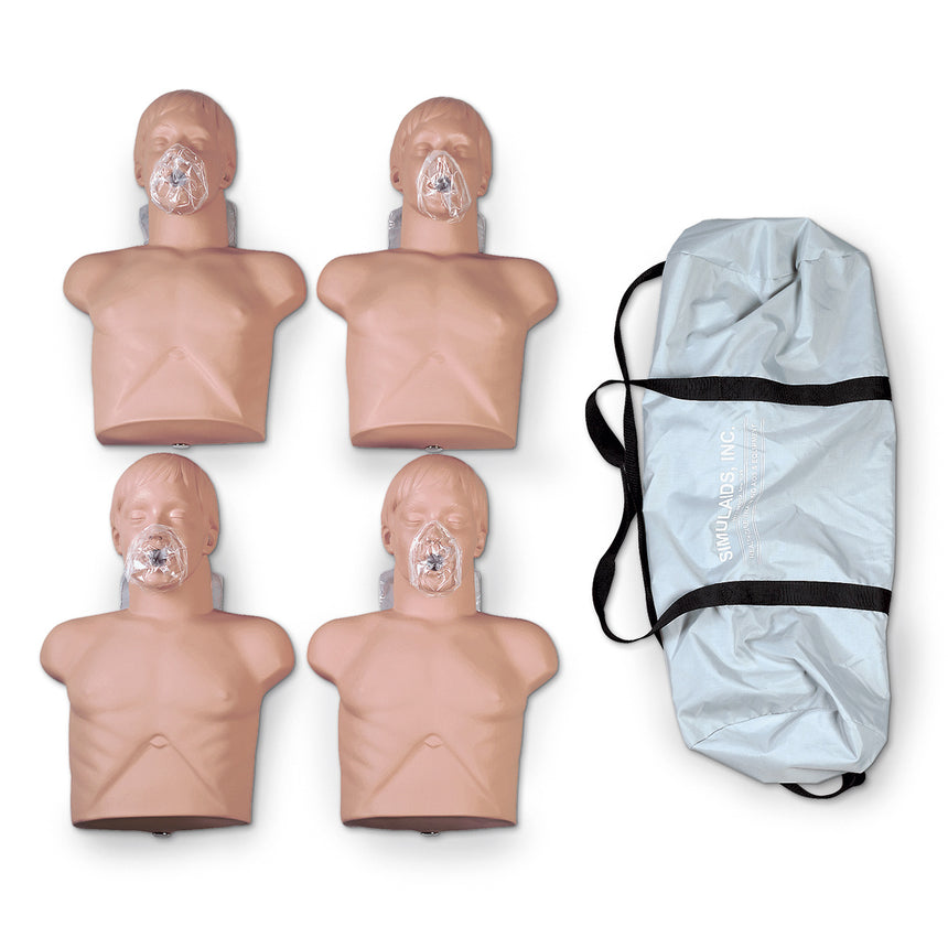 Economy Adult Sani Manikin 4 Pack With Carry Bag