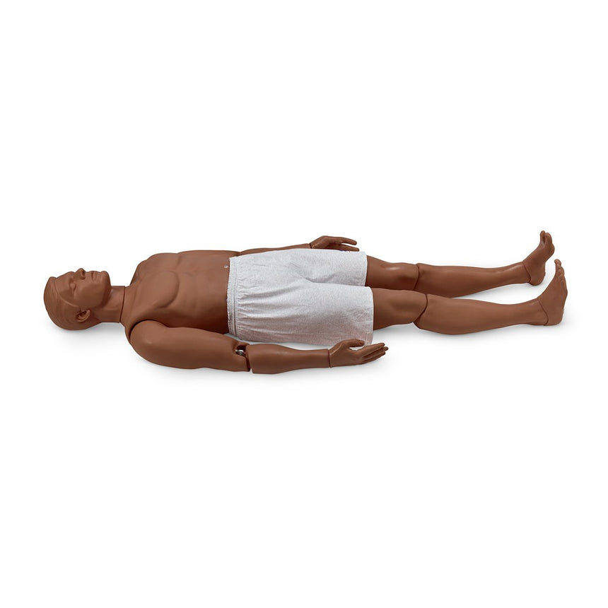 Simulaids,Rescue Randy Combat Challenge 165-lb. Weighted Adult Manikin - 55 in. L x 27 in. W x 13 in. D - Dark