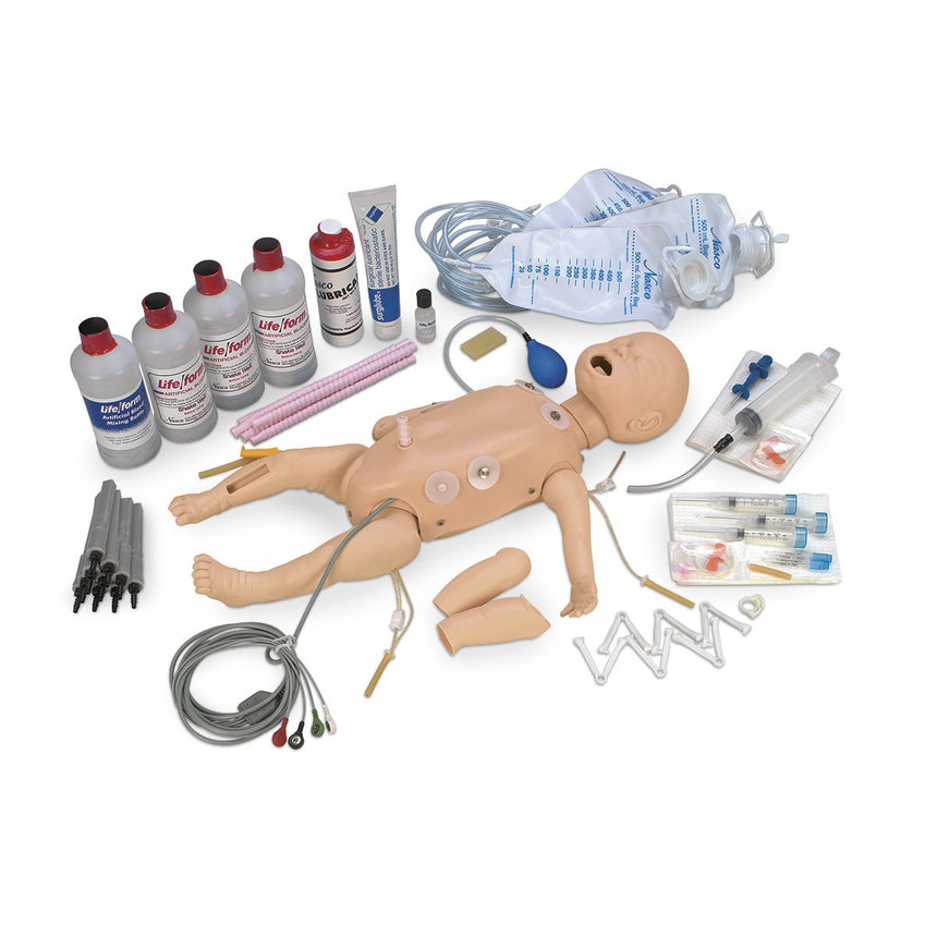 Life/form® Deluxe Complete Infant  CRiSis™  Manikin with Interactive ECG Simulators [SKU: LF03718]