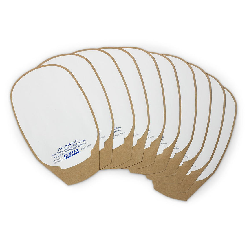 ElectroLast™ AED Trainer Foam Electrode Peel-Off Pads - Medtronic Physio-Control Style