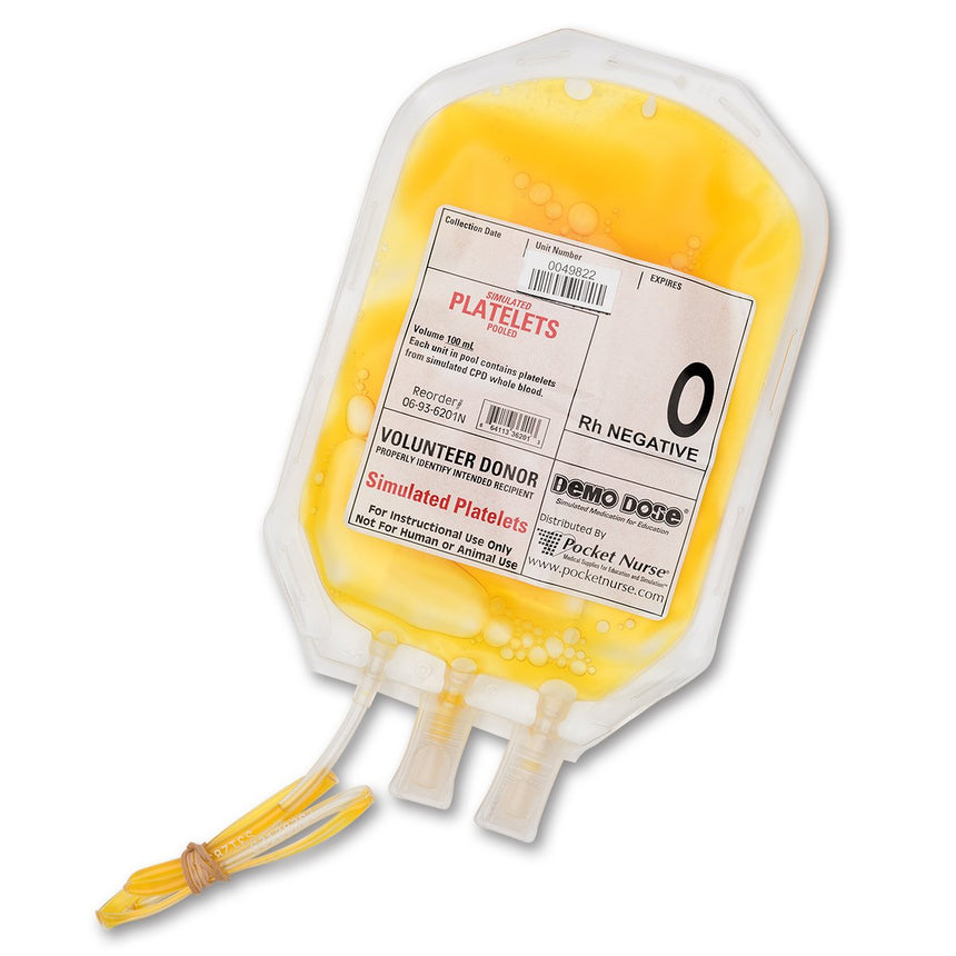 Demo Dose® Simulated Blood Platelets - O Rh Negative
