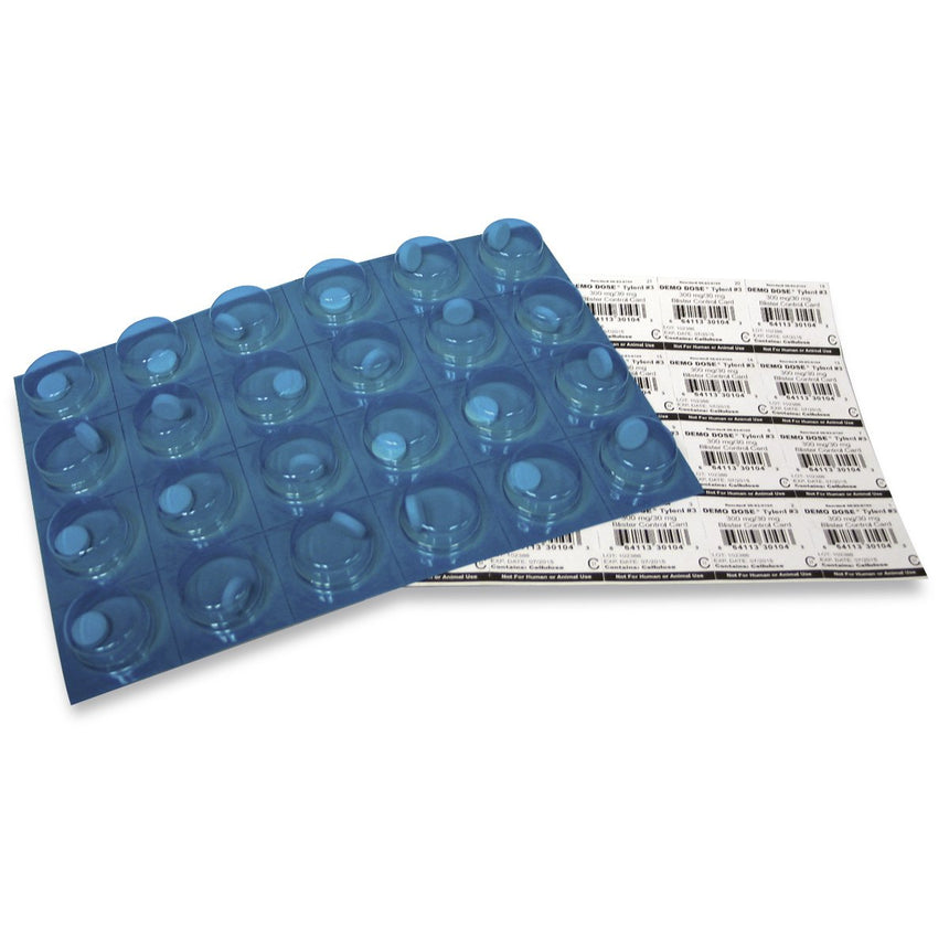 Demo Dose® Blister Control Cards - Tylenl #3 - 300 mg/30 mg [SKU: PN01040]
