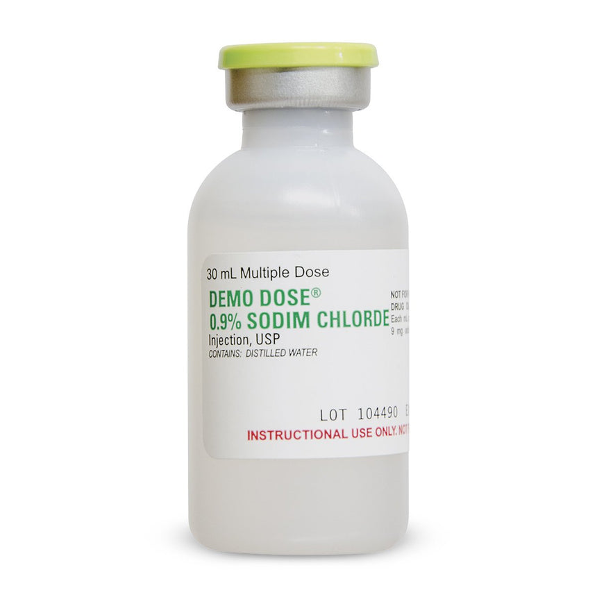 Demo Dose® 0.9% Sodim Chlorde Injection Bacteriostatic - 30 ml [SKU: PN01045]