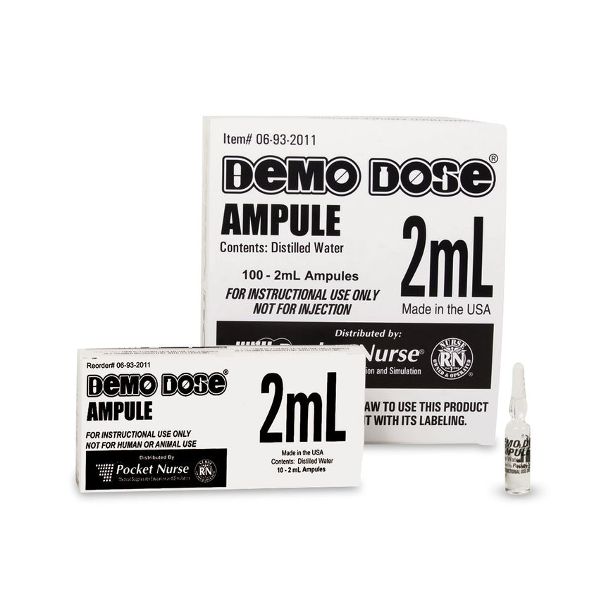 Demo Dose® Amber Ampule- 2 ml [SKU: PN01096]