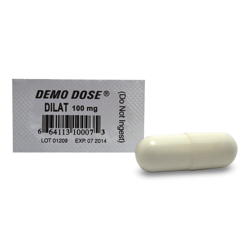 Demo Dose® Oral Medications - Dilat - 100 mg
