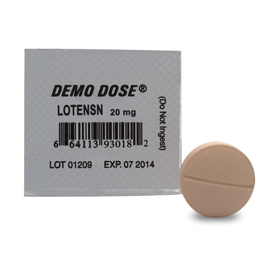 Demo Dose® Oral Medications - Lotensn - 20 mg
