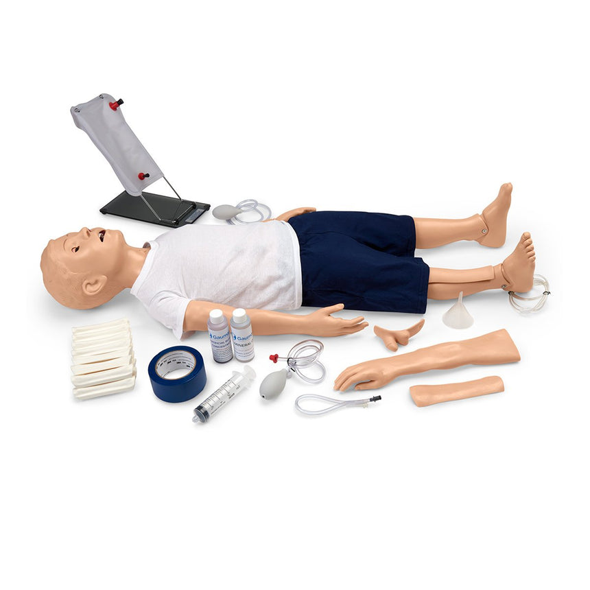 Gaumard® Multipurpose Patient Care and CPR Pediatric Simulator - 5-Year-Old Manikin - Light