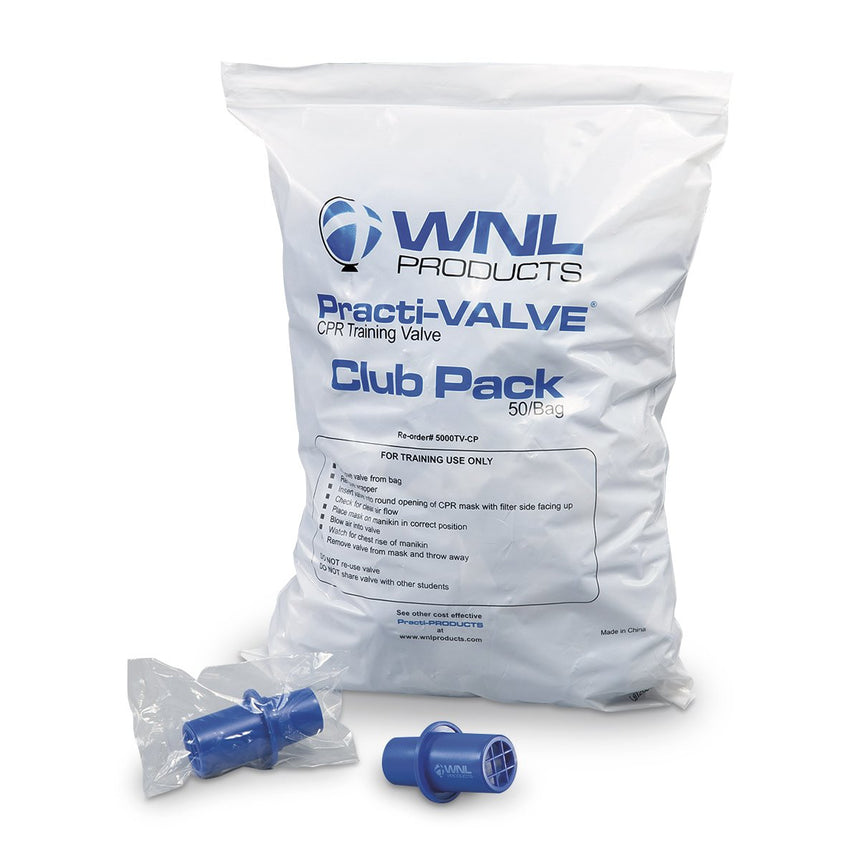 Practi-VALVE® CPR Training Valves, Bag of 50