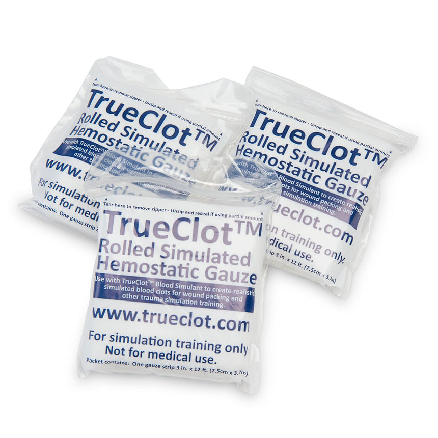 TrueClot® Simulated Hemostatic Rolled Gauze