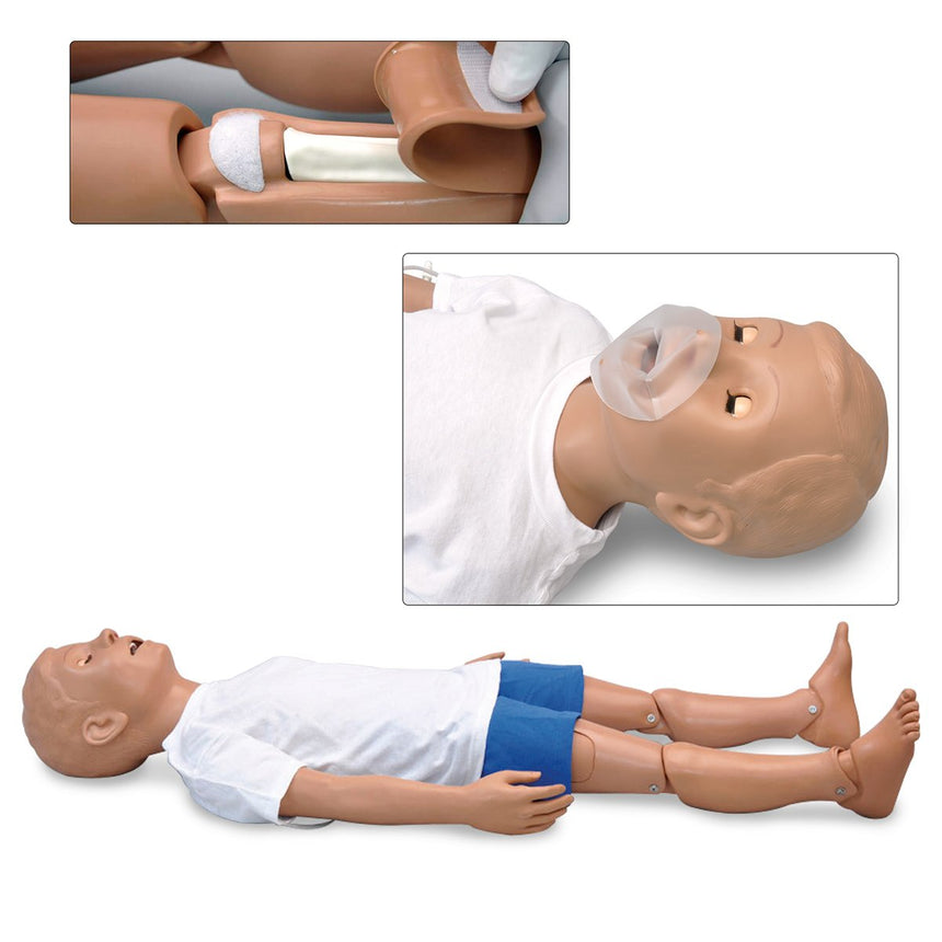 Gaumard® Advanced 5-Year-Old CPR and Trauma Care Simulator - Light