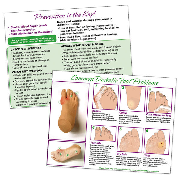 Nasco Common Diabetic Foot Problems TearPad